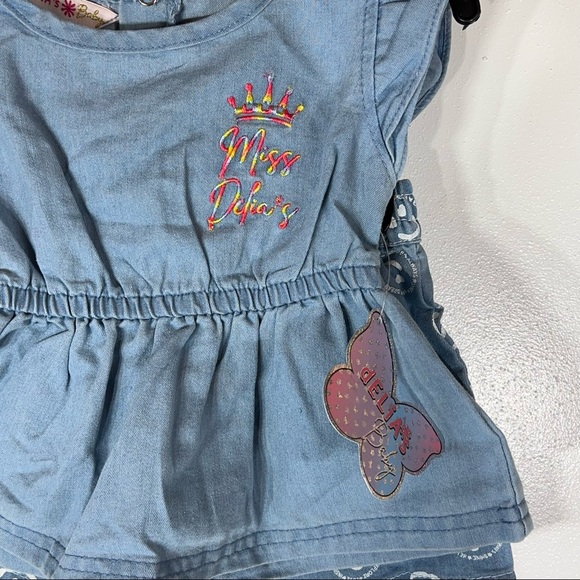 Delia's Baby Girls 3-Piece Bodysuit Set Outfit 18 months - Picture 3 of 12